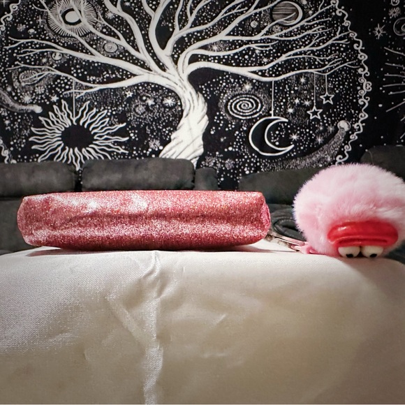 Coach Glittery Pink Coin Pouch make up pouch - Picture 10 of 15